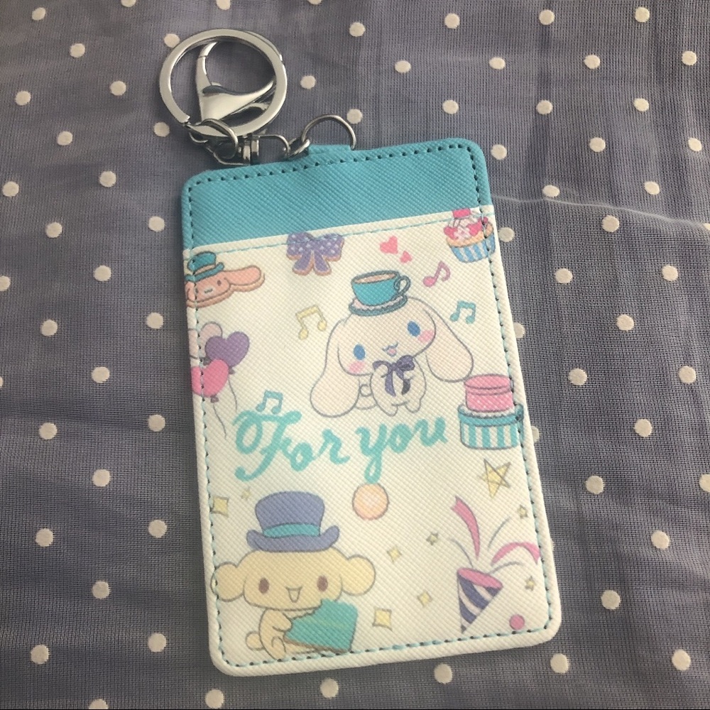 Cinnamoroll card holder key ring
